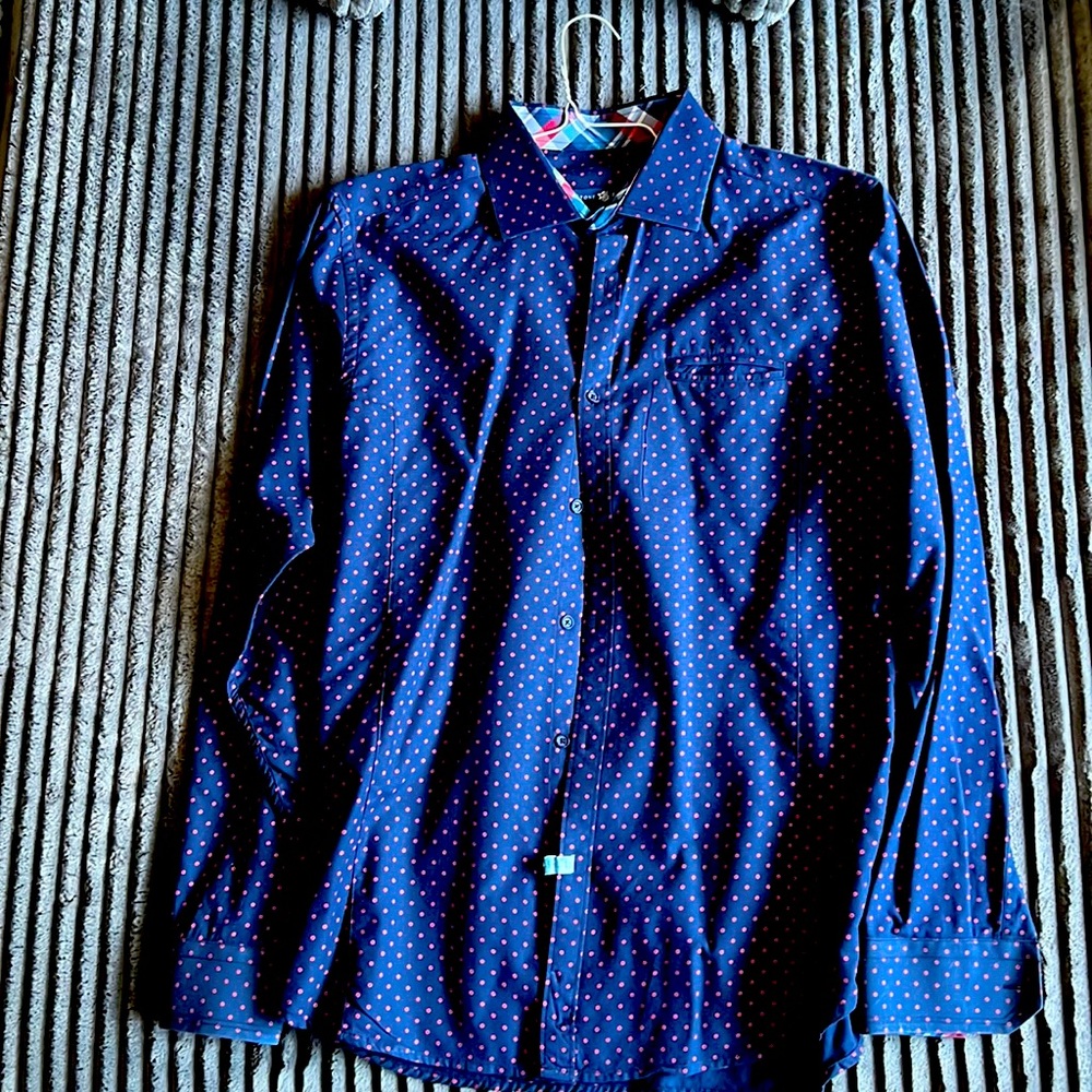 Stone rose button up shirt, size medium
